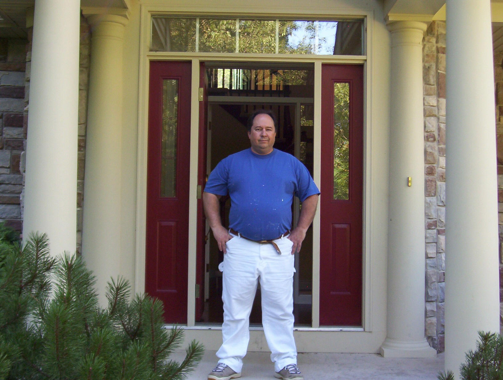 Lee on Porch